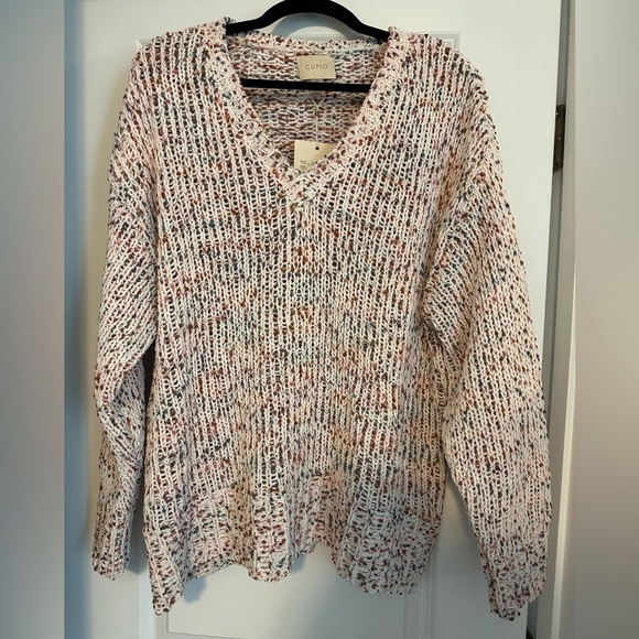 Cupio Sweaters - Women's Multicolor Knit Sweater